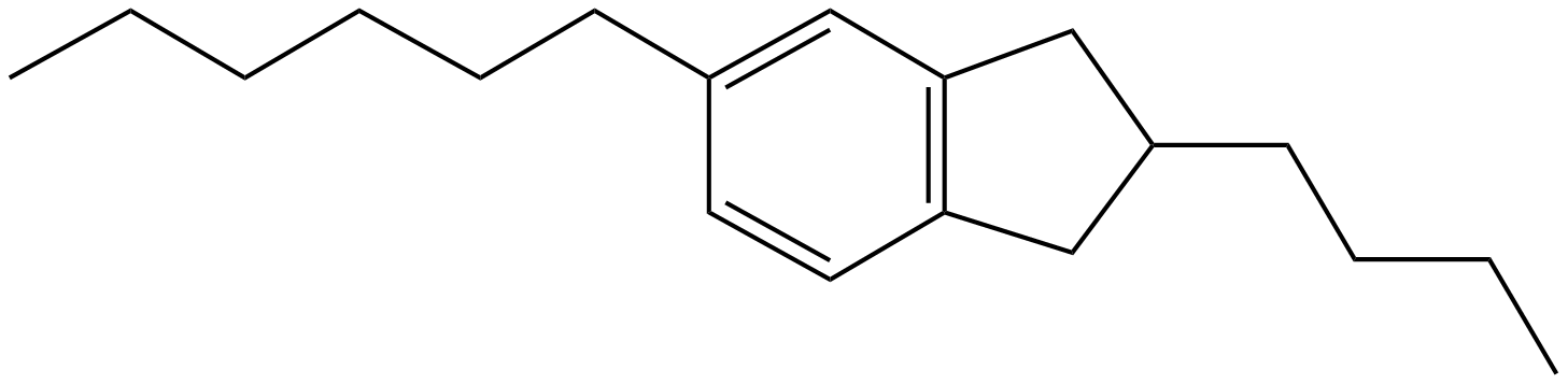 Image of 2-butyl-2,3-dihydro-5-hexyl-1H-indene