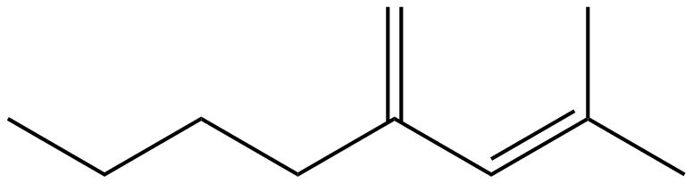 Image of 2-butyl-4-methyl-1,3-pentadiene