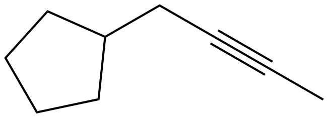 Image of 2-butynylcyclopentane