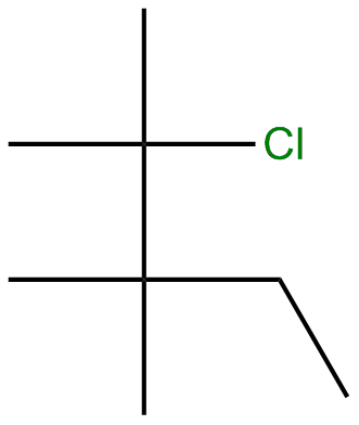 Image of 2-chloro-2,3,3-trimethylpentane