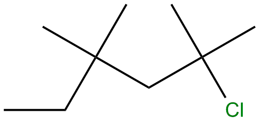 Image of 2-chloro-2,4,4-trimethylhexane