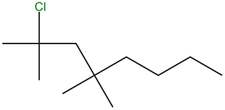 Image of 2-chloro-2,4,4-trimethyloctane