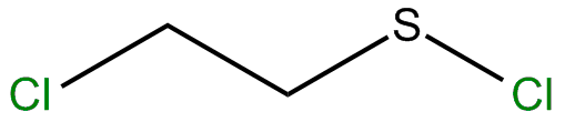 Image of 2-chloroethylsulfenyl chloride