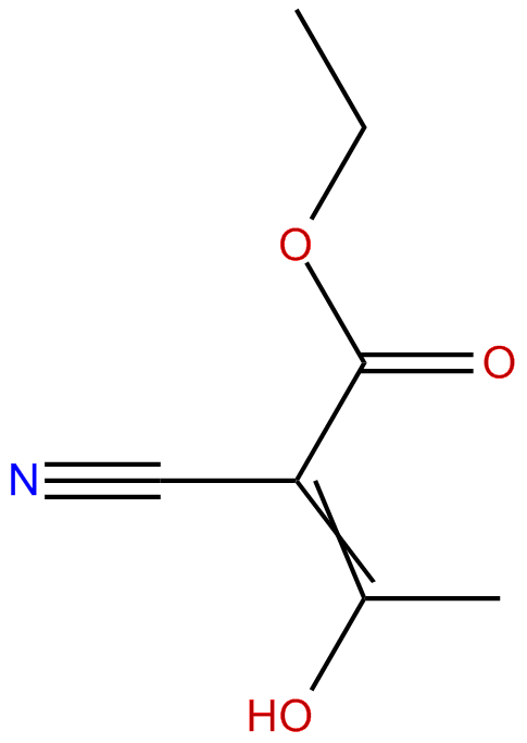 Image of 2-cyano-3-hydroxy-2-butenoic acid ethyl ester