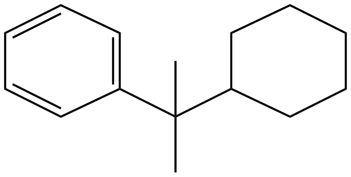 Image of 2-cyclohexyl-2-phenylpropane