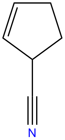Image of 2-cyclopentene-1-carbonitrile
