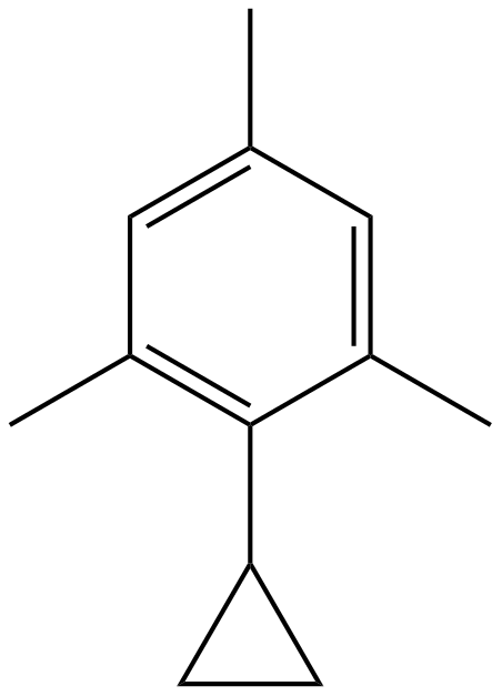 Image of 2-cyclopropyl-1,3,5-trimethylbenzene