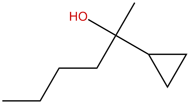 Image of 2-cyclopropyl-2-hexanol