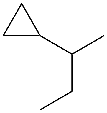 Image of 2-cyclopropylbutane