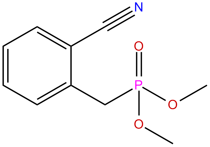 Image of 2-dimethylphosphonomethylbenzonitrile