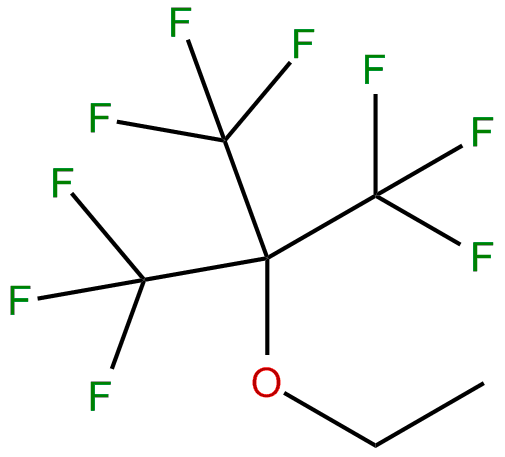 Image of 2-ethoxy-1,1,1,3,3,3-hexafluoro-2-trifluoromethylpropane