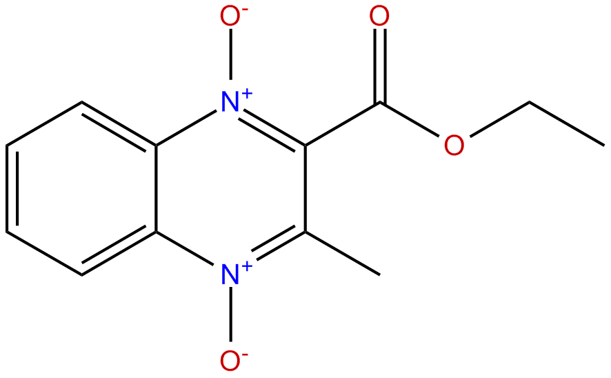 Image of 2-ethoxycarbonyl-3-methylquinoxaline 1,4-dioxide