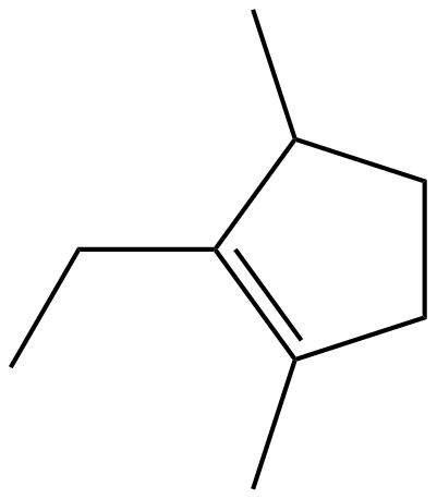 Image of 2-ethyl-1,3-dimethylcyclopentene