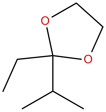 Image of 2-ethyl-2-(1-methylethyl)-1,3-dioxolane