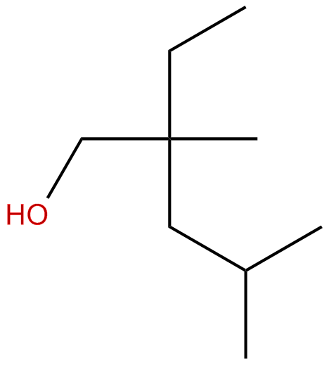 Image of 2-ethyl-2,4-dimethyl-1-pentanol