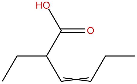 Image of 2-ethyl-3-hexenoic acid