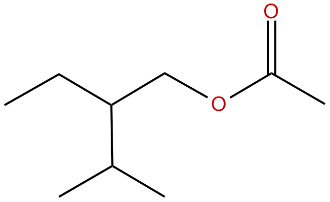 Image of 2-ethyl-3-methylbutyl ethanoate