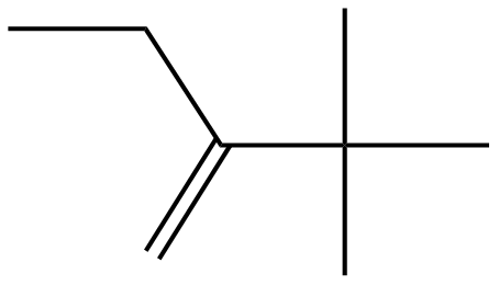 Image of 2-ethyl-3,3-dimethyl-1-butene
