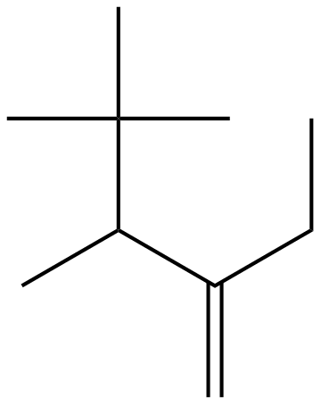 Image of 2-ethyl-3,4,4-trimethyl-1-pentene