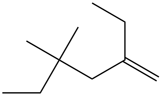 Image of 2-ethyl-4,4-dimethyl-1-hexene
