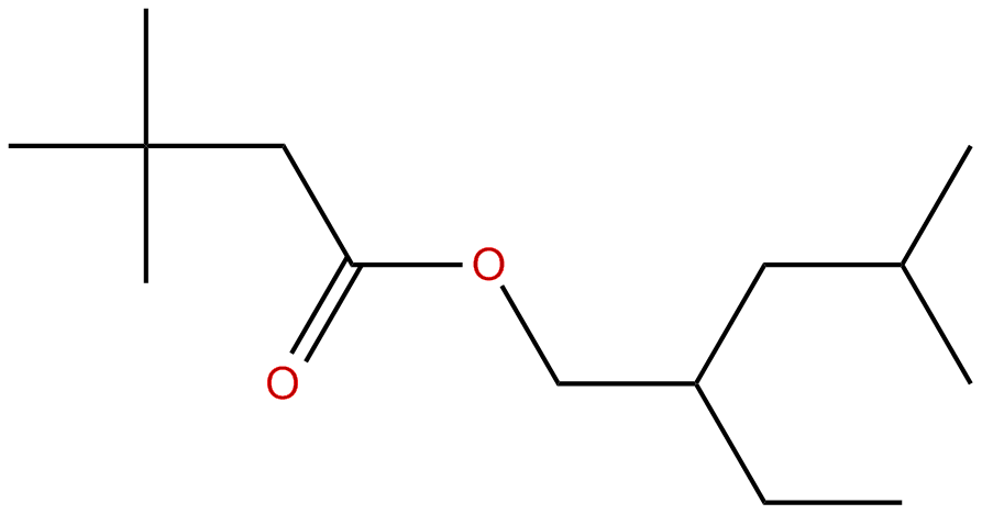 Image of 2-ethyl-4,4-dimethylbutyl 3,3-dimethylbutanoate
