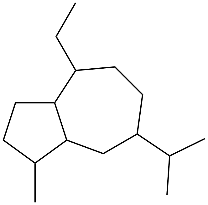 Image of 2-ethyl-8-methyl-5-(1-methylethyl)bicyclo[5.3.0]decane