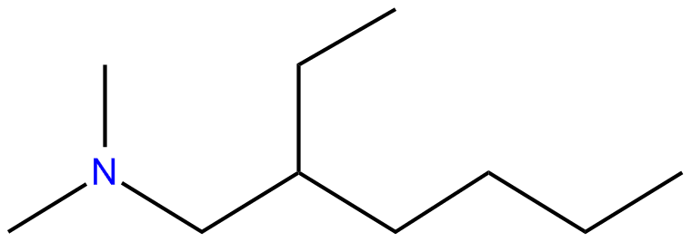 Image of 2-ethyl-N,N-dimethyl-1-hexanamine