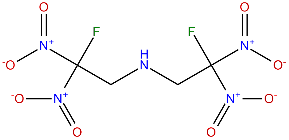 Image of 2-fluoro-N-(2-fluoro-2,2-dinitroethyl)-2,2-dinitro-ethylamine