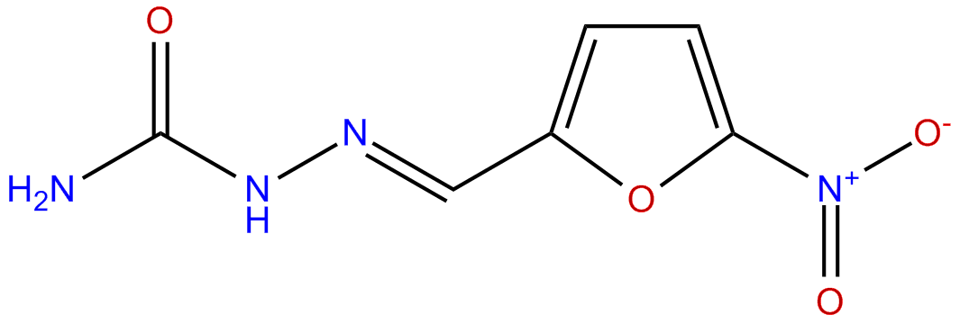 Image of 2-furaldehyde, 5-nitro-, semicarbazone