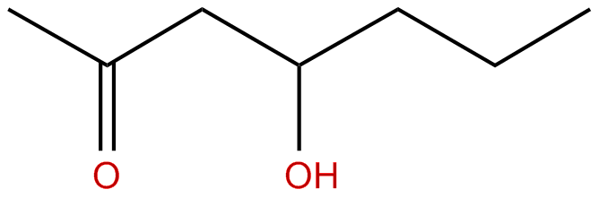 Image of 2-heptanone, 4-hydroxy-