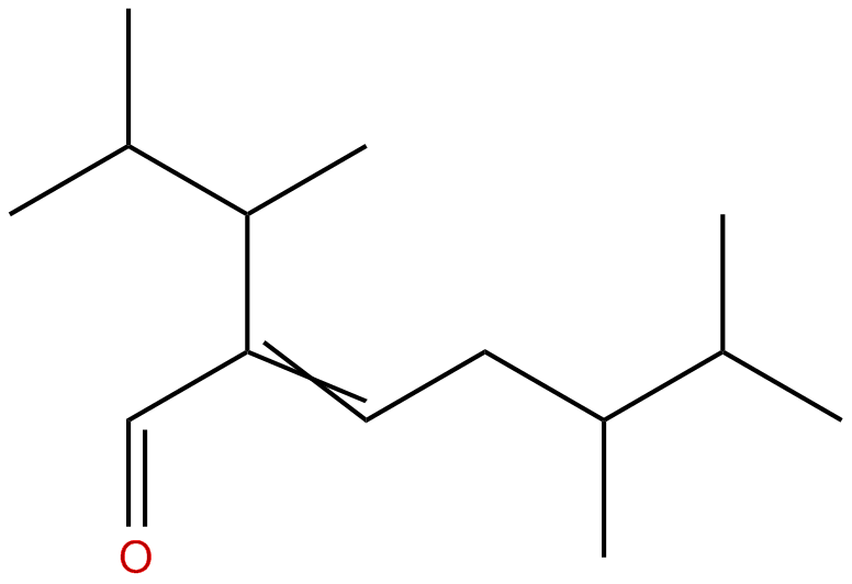 Image of 2-heptenal, 2-(1,2-dimethylpropyl)-5,6-dimethyl-