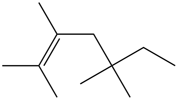 Image of 2-heptene, 2,3,5,5-tetramethyl-