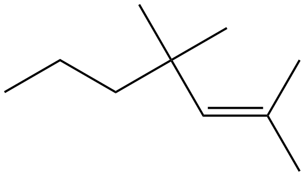 Image of 2-heptene, 2,4,4-trimethyl-