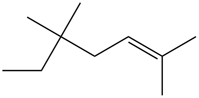 Image of 2-heptene, 2,5,5-trimethyl-