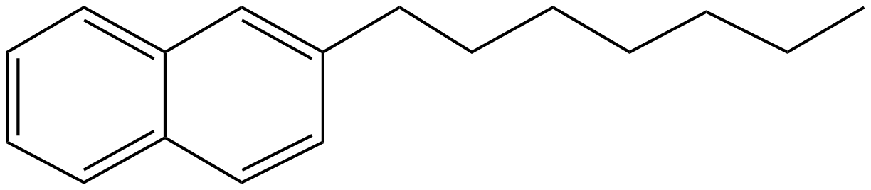 Image of 2-heptylnaphthalene