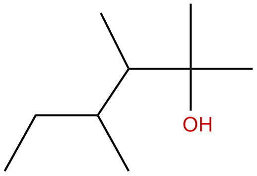 Image of 2-hexanol, 2,3,4-trimethyl-