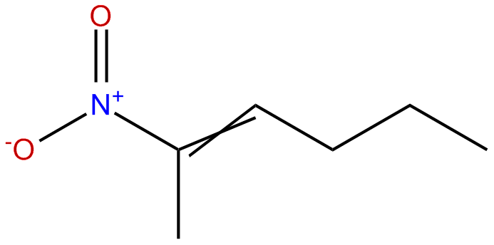 Image of 2-hexene, 2-nitro-