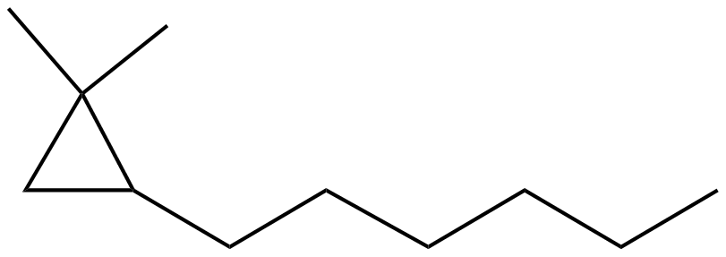 Image of 2-hexyl-1,1-dimethylcyclopropane