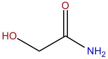 Image of 2-hydroxyacetamide