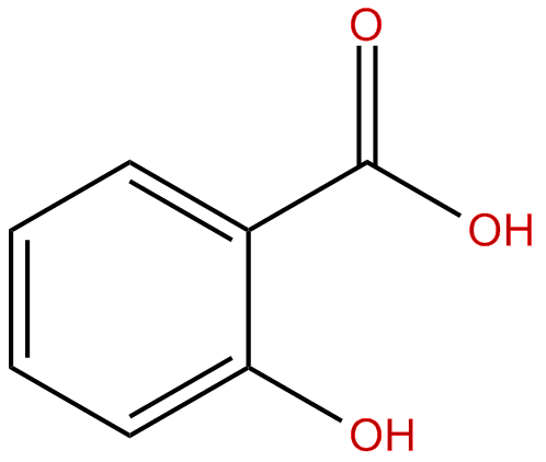 Image of 2-hydroxybenzoic acid