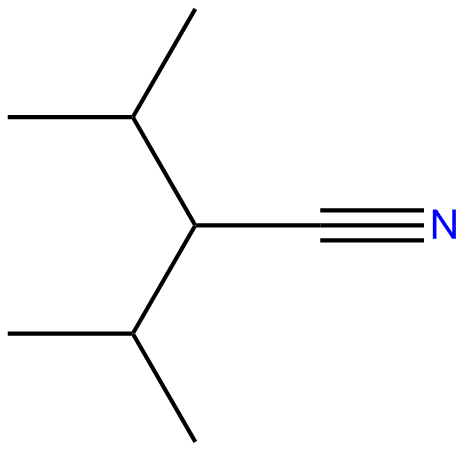 Image of 2-isopropyl-3-methylbutyronitrile