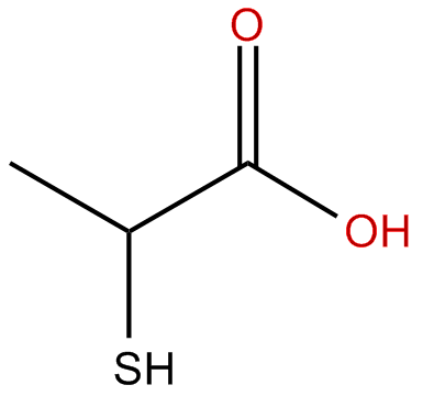Image of 2-mercaptopropanoic acid