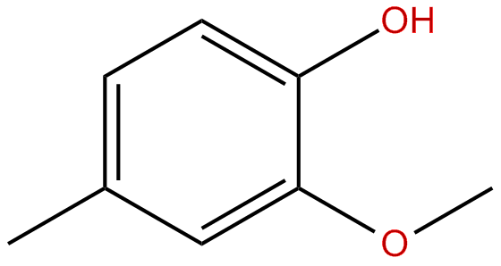 Image of 2-methoxy-4-methylphenol