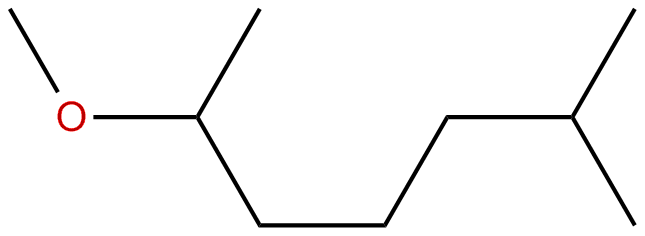 Image of 2-methoxy-6-methylheptane