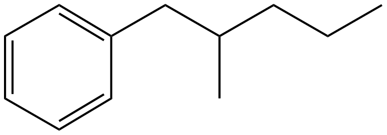 Image of 2-methyl-1-phenylpentane