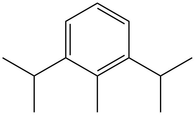Image of 2-methyl-1,3-bis(1-methylethyl)benzene
