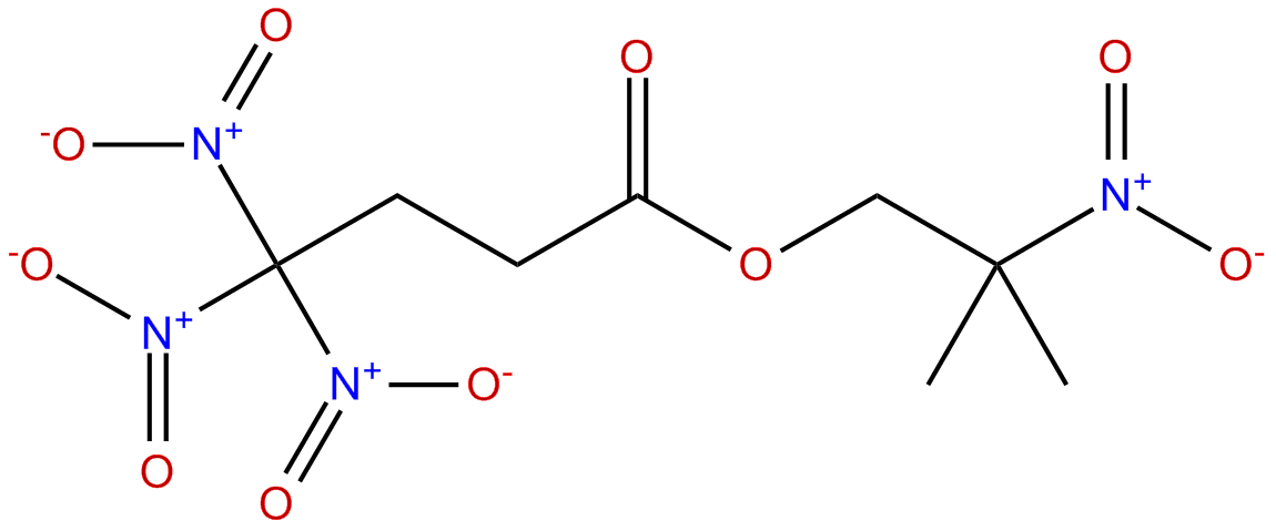 Image of 2-methyl-2-nitropropyl-4,4,4-trinitrobutyrate