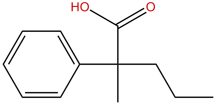 Image of 2-methyl-2-phenylvaleric acid