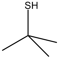 Image of 2-methyl-2-propanethiol