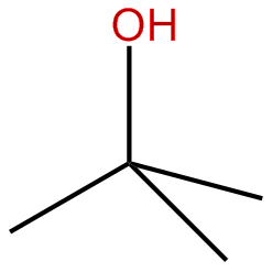 Image of 2-methyl-2-propanol